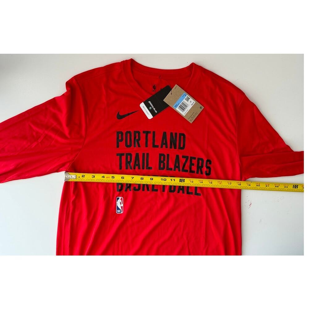 Nike Tee Dri Fit Engineered Portland Trailblazers Basketball Men's M NWT - Picture 3 of 5